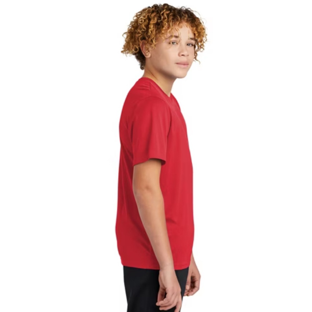 NWT [Eastbay] Gymtech Performance Athletic Short-Sleeved Shirt Red Youth L 14/16